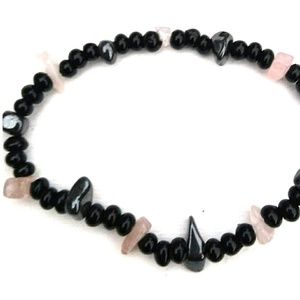 FREE w/BUNDLE Vintage Semi-Precious GemStone Bracelet RoseQuartz